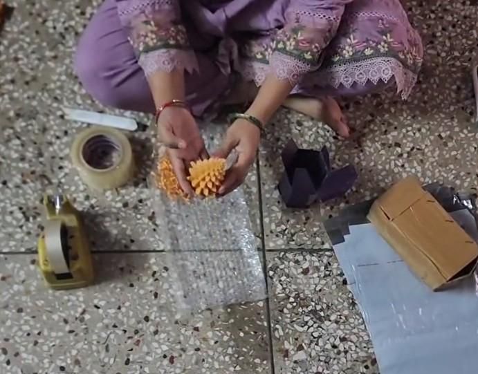 Long Scented Christmas Tree Candle